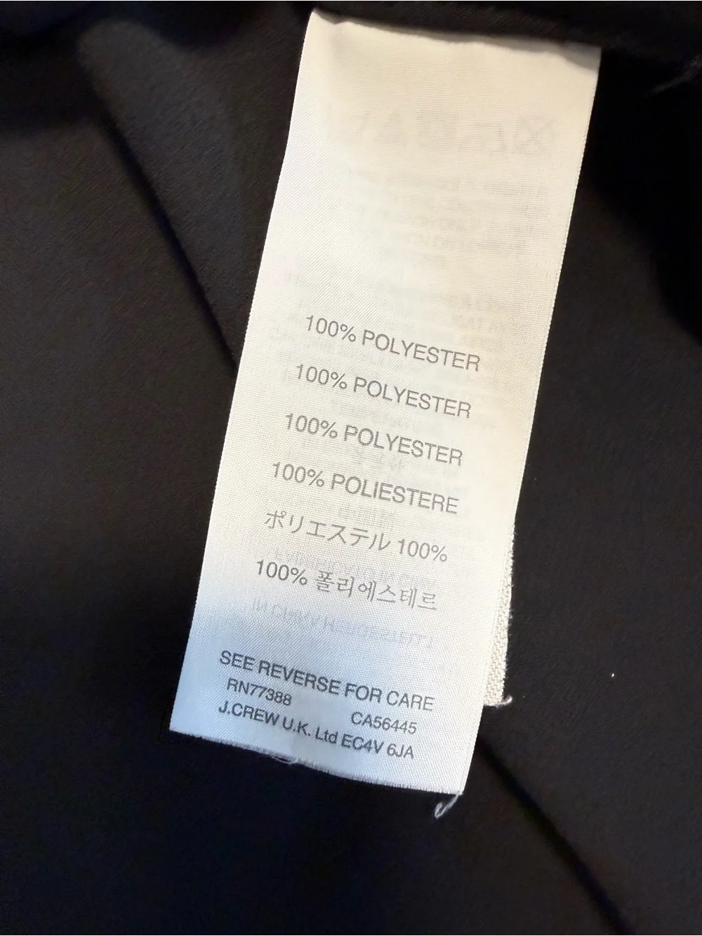 J. Crew Black Sheer Blouse